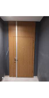 НАШІ РОБОТИ Вхідні двері металеві в квартиру з МДФ накладками